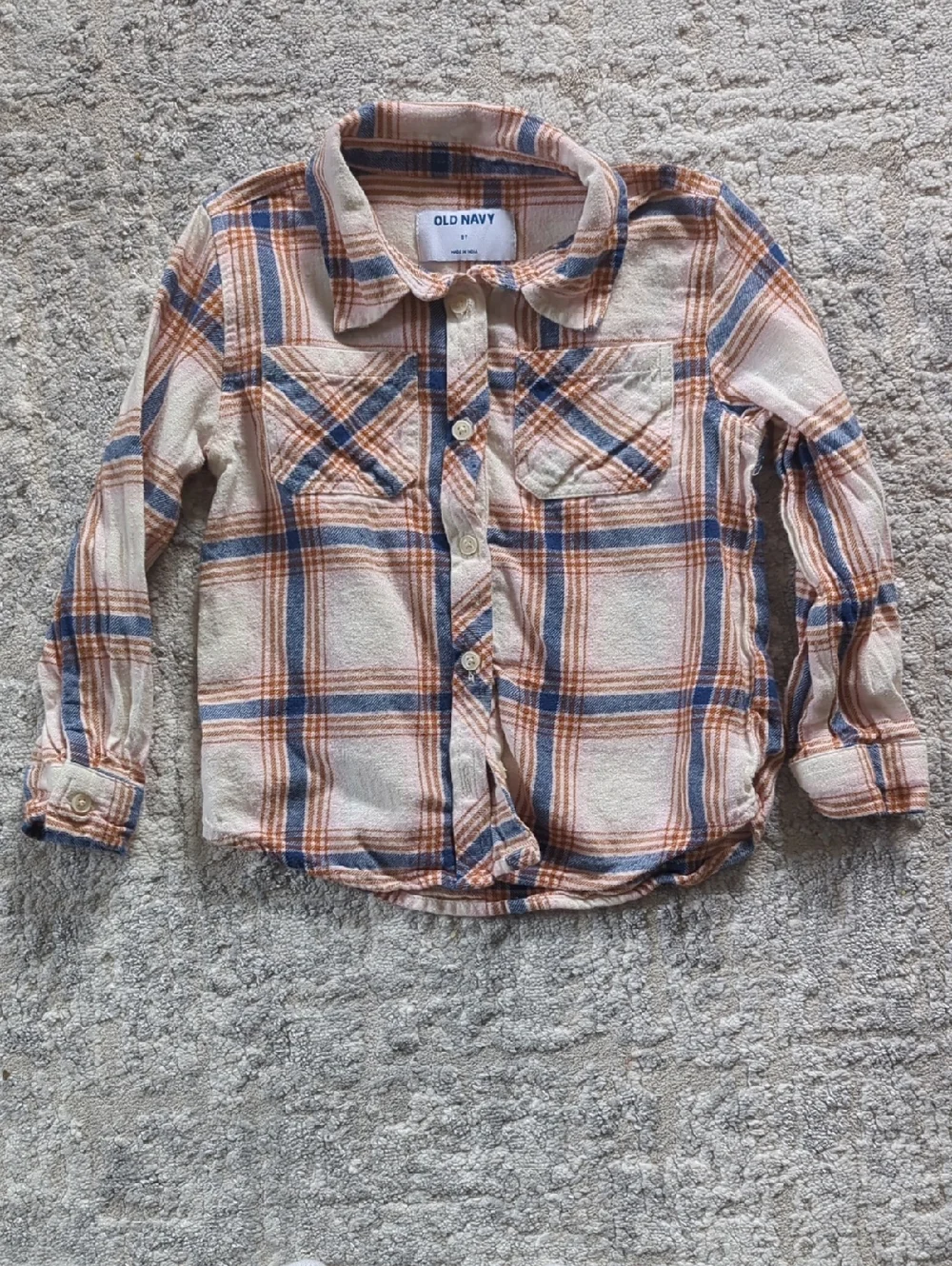 Old Navy Plaid Button-Down Shirt Size 5T